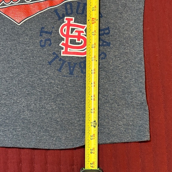 MLB Genuine Merchandise Women’s Gray Cardinals Glitter Tank Top Size Small - Picture 3 of 8